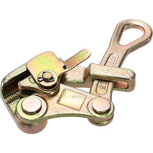 Heavy Duty Steel Wire Gripper Cable Puller Tool 4-22mm Rope Jaw Tensioner with Swing Latch 2 Ton Capacity