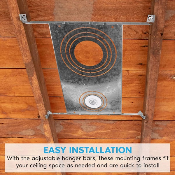 Luxrite New Construction Mounting Plate, 3-4-6 Inch LED Recessed