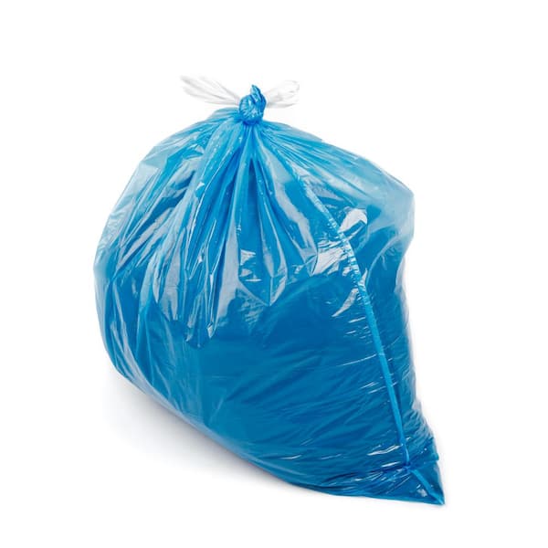Glad Recycling Large Drawstring Blue Trash Bags - 30 Gallon - 28 Count  (Packaging May Vary)