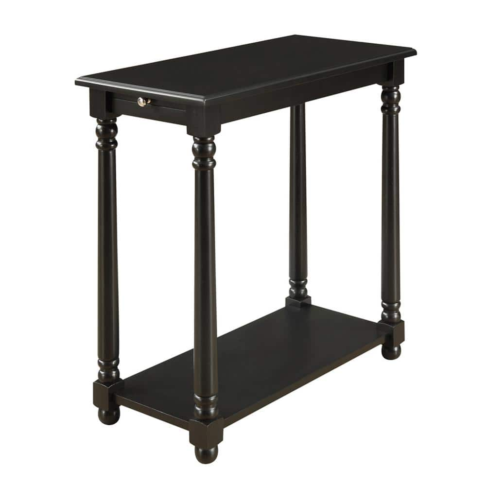 Convenience Concepts French Country Black Regent End Table R6-176 - The ...