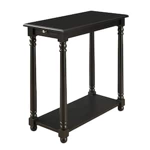 French Country Black Regent End Table