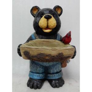 Bear avec Gone Fishing SIGNE figurine-Home//Garden Decor New in//outdoor