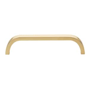 5 in. (128 mm) Center-to-Center Champagne Gold Flat Bar Pull (10-Pack )