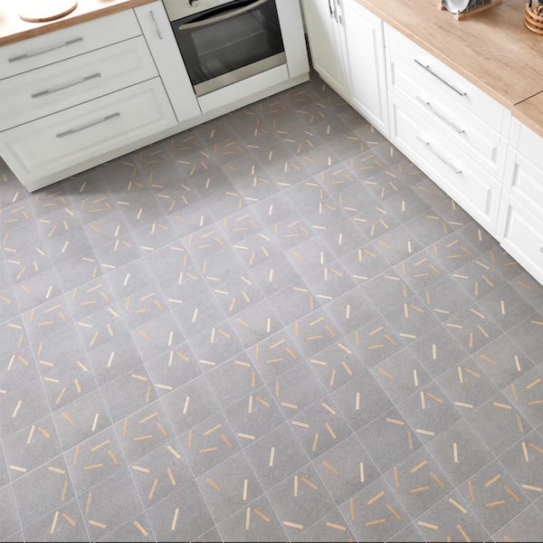 Komi Maolan Antracita 7-7/8 in. x 7-7/8 in. Porcelain Floor and Wall Tile (11.25 sq. ft./Case)