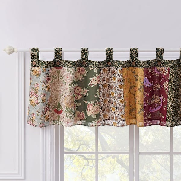 Antique Chic 21 in. L Cotton Valance in Multi