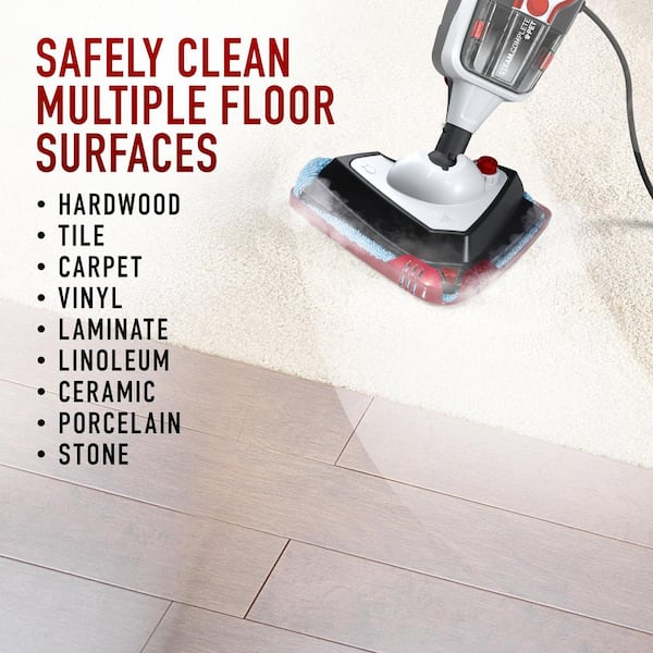 HOOVER Steam Complete Pet Corded Steam Mop, Steam Cleaner with