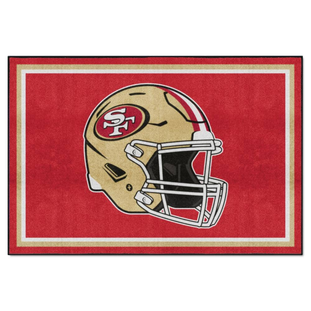 Fanmats San Francisco 49ers 5ft. x 8 ft. Plush Area Rug