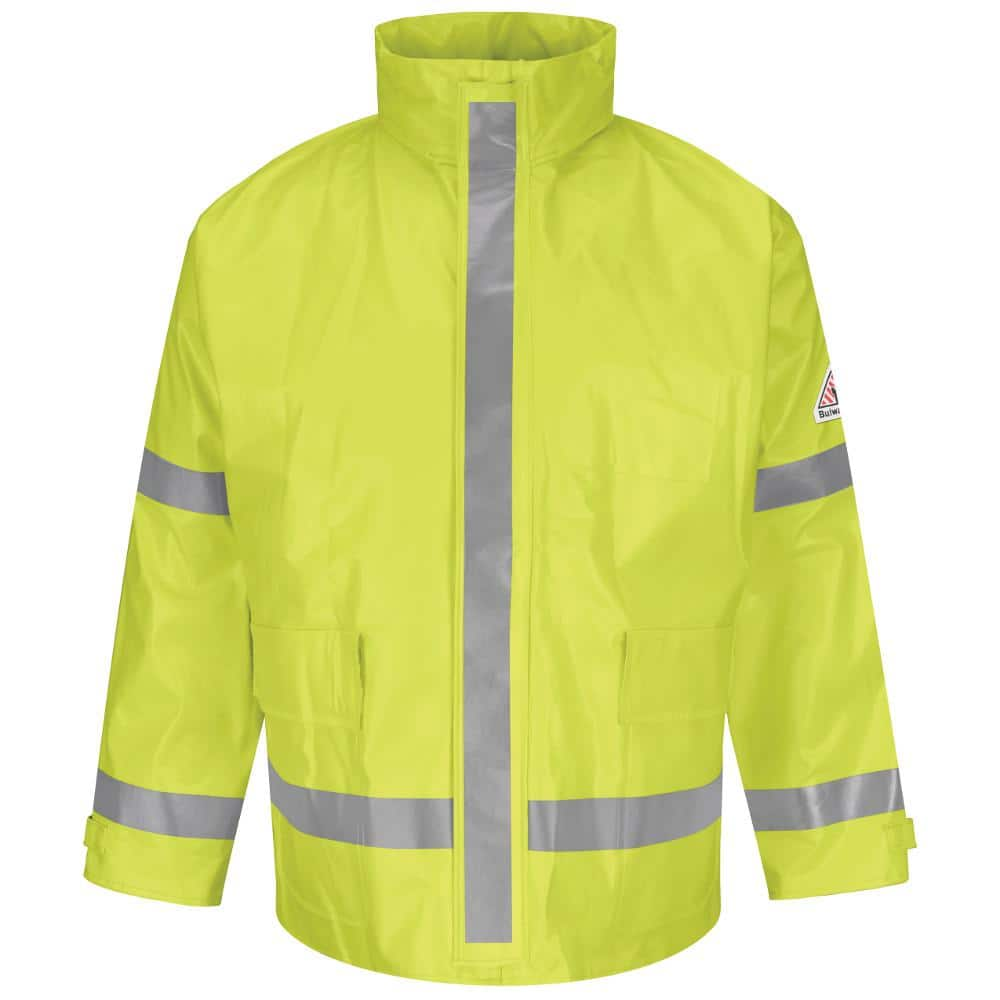 Bulwark Men's Large Yellow / Green Hi-Visibility Breathable