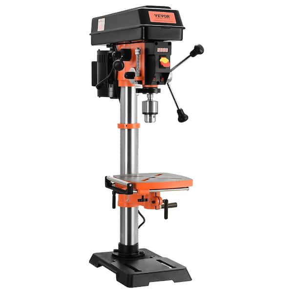 VEVOR 12 in. Benchtop Drill Press 5 Amp Variable Speed Cast Iron Bench Drill Press 12 in. Swing Distance for Wood Metal