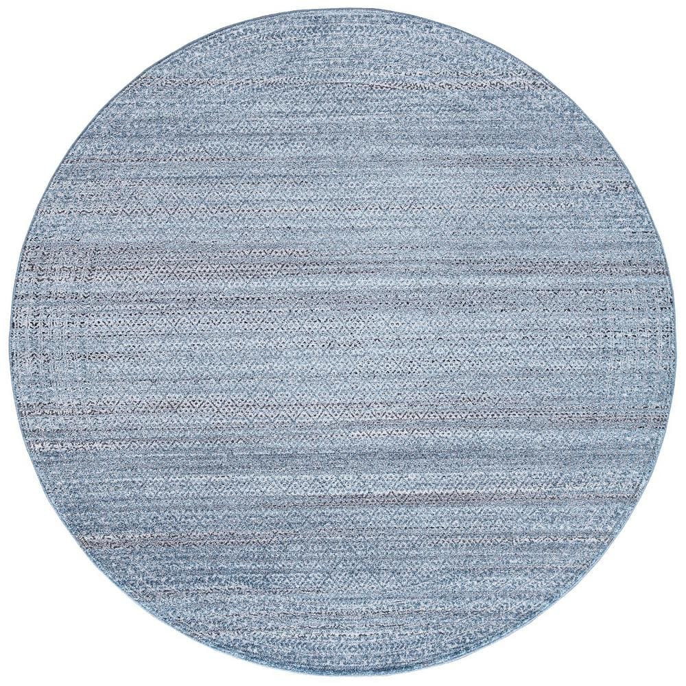 Briar Blue 5 ft. Round Area Rug