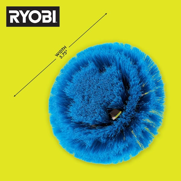 RYOBI Medium Bristle Round Brush A95RMB1 - The Home Depot
