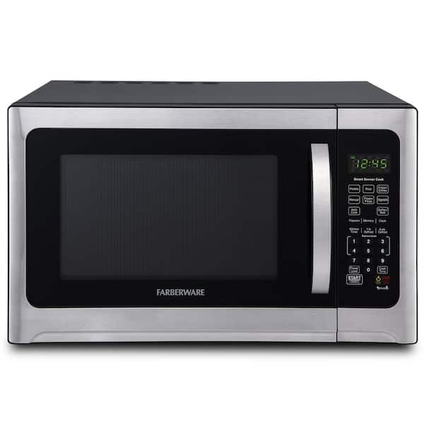 Farberware 1.2 cu. ft. Over the Counter Microwave in Stainless Steel with Sensor Cooking