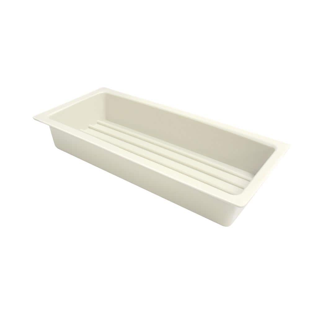 Maple Wood Under Sink Organizer with Chrome Rails
