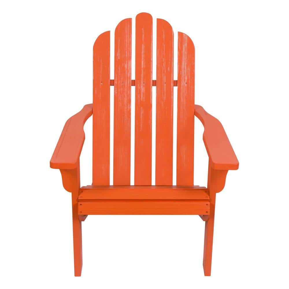 Marina II Orange Pumpkin Wood Adirondack Chair price history on PriceWatchPro