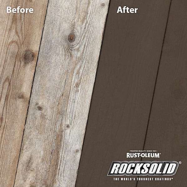 5 gal. Autumn Brown Exterior 2X Solid Stain