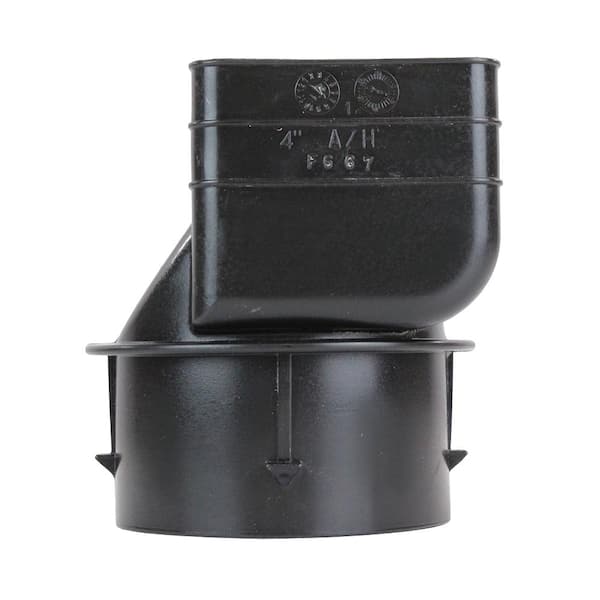 Advanced Drainage Systems - 4 in. Singlewall x 4 in. x 3 in. Downspout Adapter
