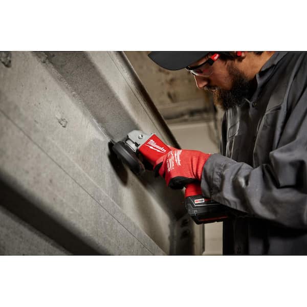 Milwaukee - M18 18V Lithium-Ion Brushless Cordless 4-1/2 in./5 in. Grinder w/Paddle Switch (Tool-Only)