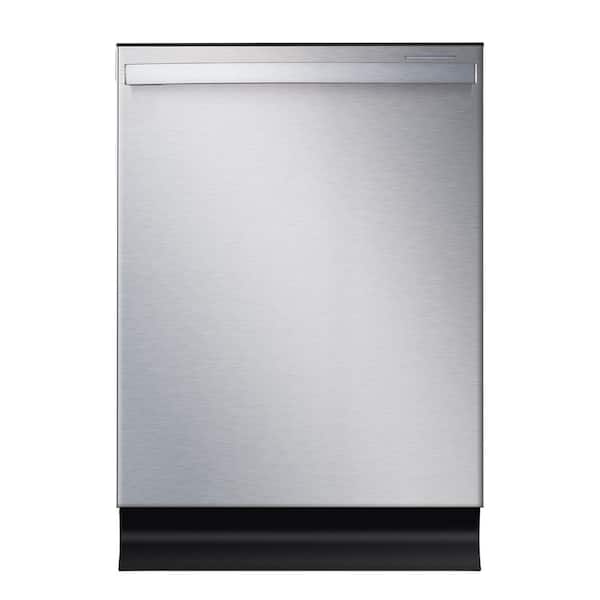 Kalamera 24 in. Top Control Mat Silver Built-in Smart Dishwasher with  Finger Print-Resist and Energy Star KWM-2414H - The Home Depot