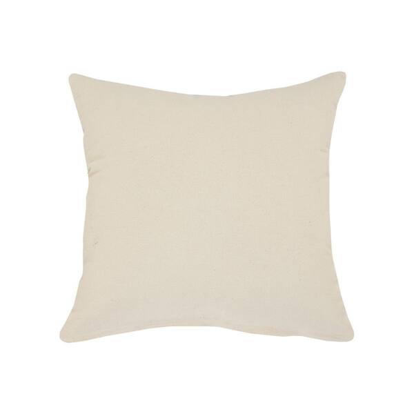 Longhui bedding Ivory White Throw Pillow Covers for Couch Sofa Chair,  Cotton Linen Decorative Pillows Cushion Covers, 18 x 18 inches, Set of 2,  No