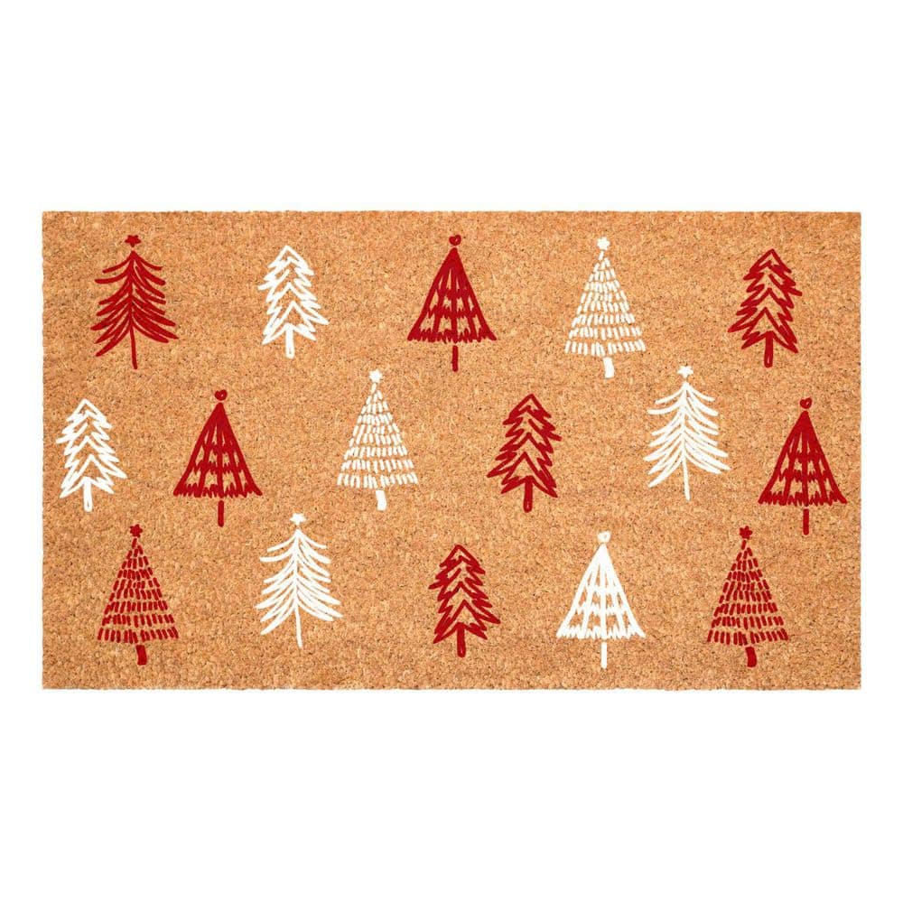 Multi-Colored 36 in. x 24 in. Coir Outdoor Door Mat price history on PriceWatchPro