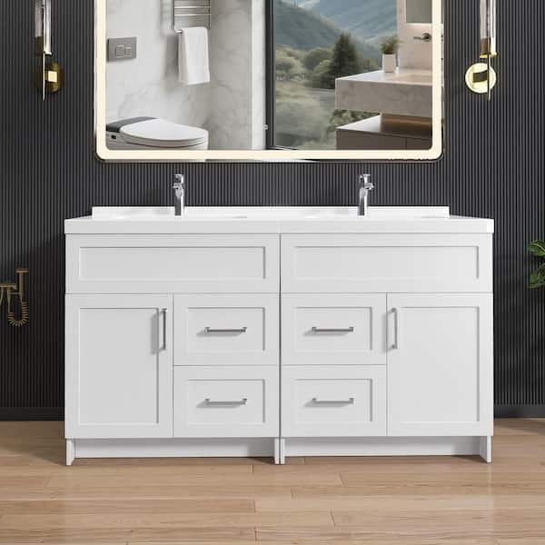 Zeafive Mox 30 in. W x 21.5 in. D x 33.5 in. H Freestanding Bath