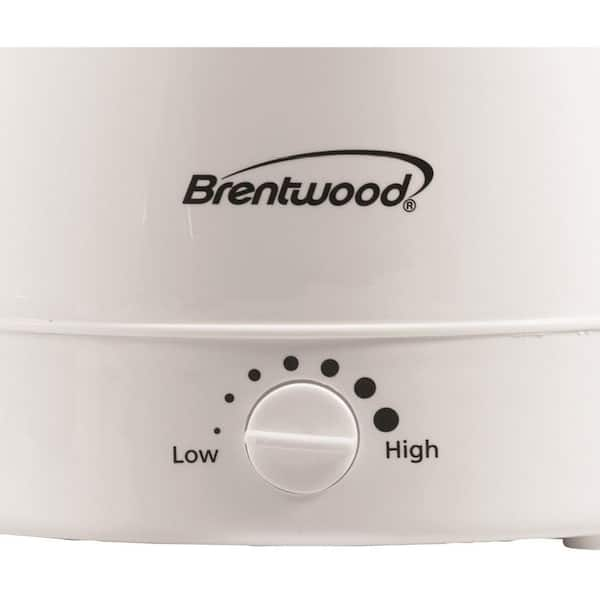 brentwood White 4-Cup Corded Manual Electric Kettle in the Water Boilers &  Kettles department at