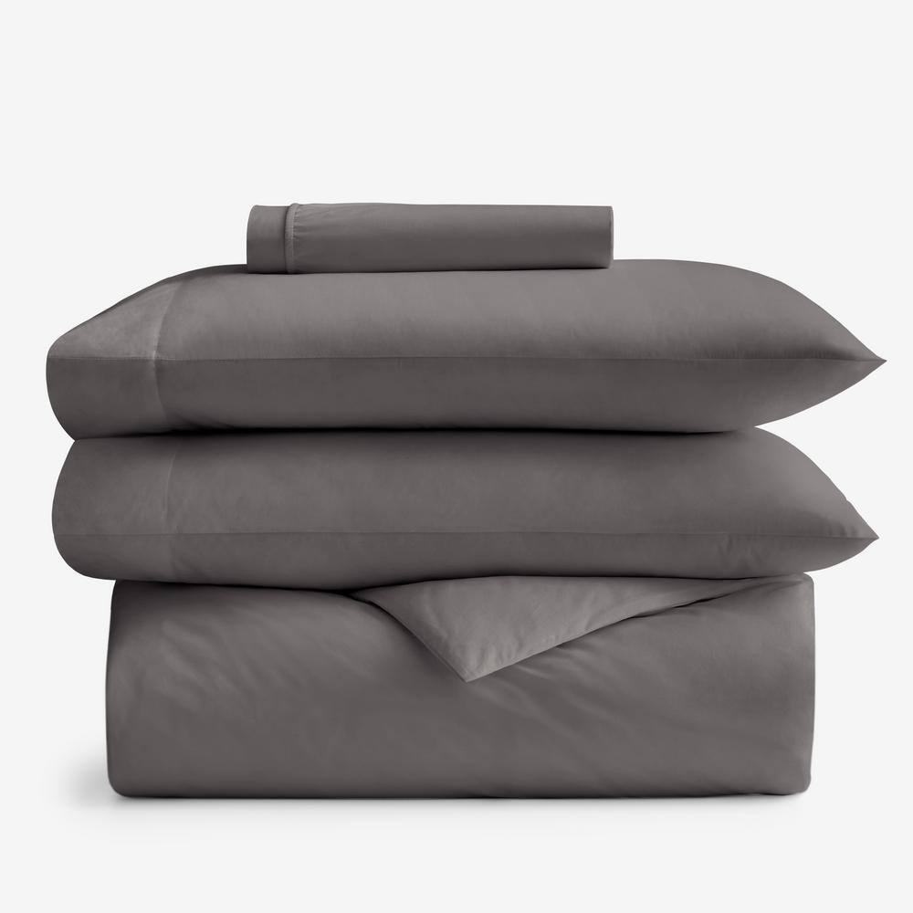 Company Cotton Graphite Cotton Percale Twin XL Duvet Cover & Sheet Bundle price history on PriceWatchPro