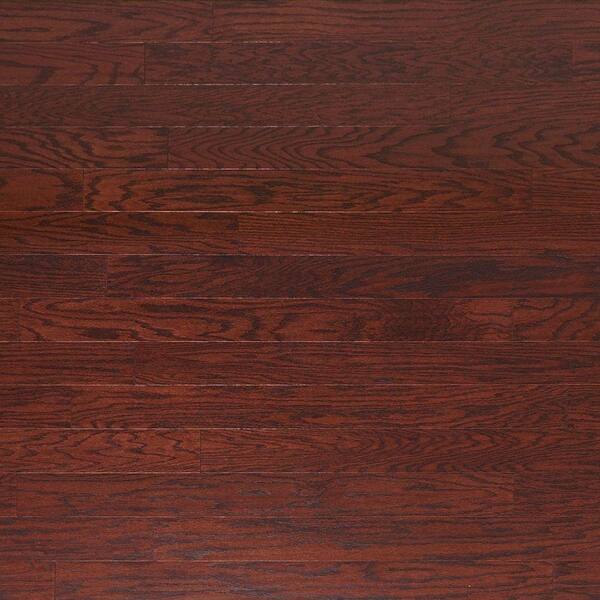 Heritage Mill Scraped Oak Cabernet 3/8 in. Thick x 4-3/4 in. Wide x Random Length Engineered Click Hardwood Flooring (33 sq.ft./case)