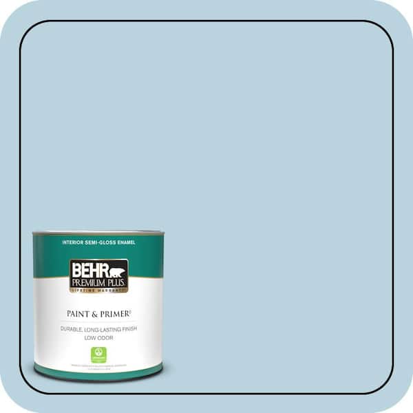 BEHR PREMIUM PLUS 1 qt. #PPU14-16 Millstream Semi-Gloss Enamel Low Odor Interior Paint & Primer