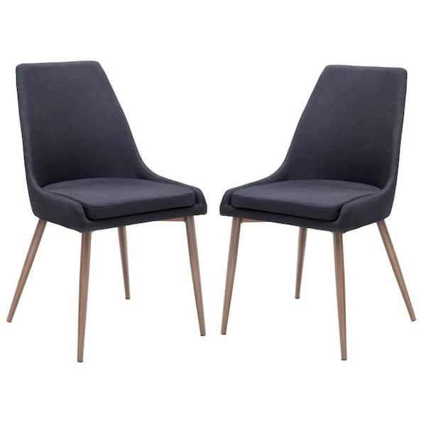 EDGEMOD Ethen Dining Chair in Black (Set of 2)