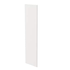 Newport 0.75 in. W x 24 in. D x 90 in. H in Pacific White Painted Refrigerator End Panel