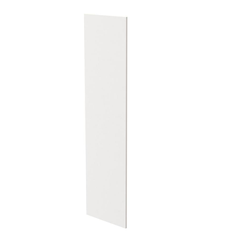 Washington Franklin Hargrove 0.75 in. W x 24 in. D x 96 in. H in Vesper Whi