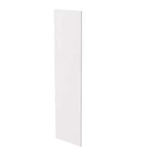Newport 0.75 in. W x 30 in. D x 96 in. H in Pacific White Painted Refrigerator End Panel