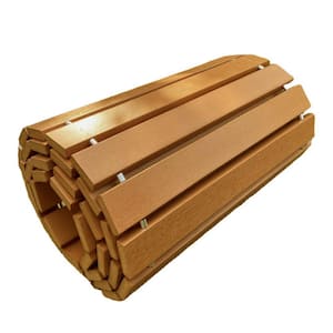 144 in. x 17 in. Garden Roll Out Wooden Pathway
