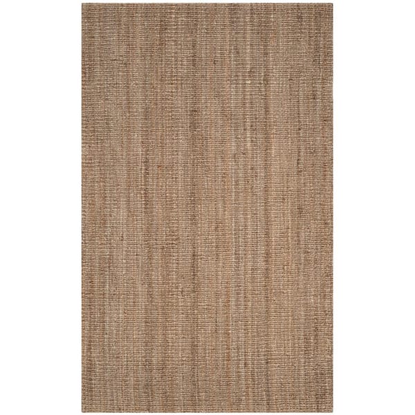 SAFAVIEH Natural Fiber Beige/Gray 5 ft. x 8 ft. Solid Area Rug