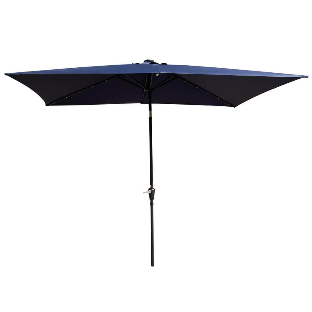 10 ft. Market Outdoor Patio Umbrella in Navy Blue for Garden Backyard Pool 