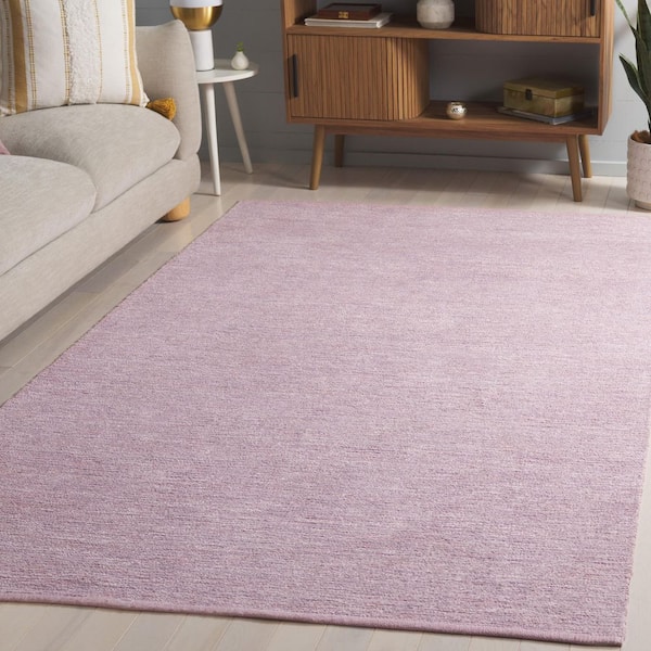 Montauk 5 ft. x 8 ft. Pink Modern Solid Area Rug