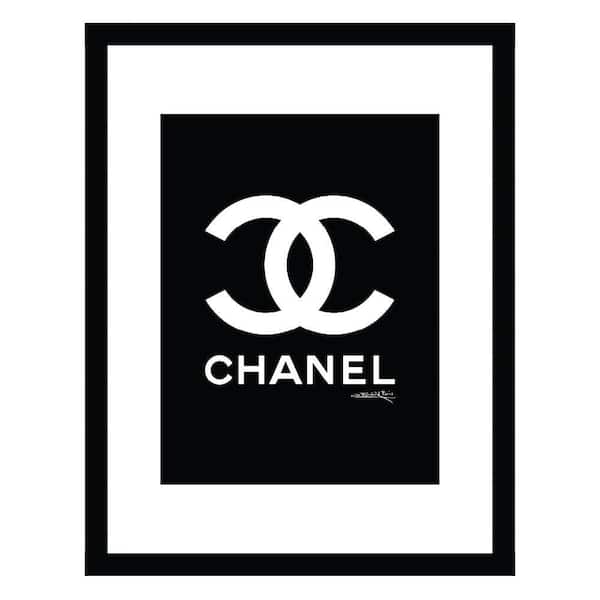 Fashion Designer Bold Logo by Fairchild Paris 1-Piece Framed Graphic Print Abstract Poster Art Print 18 in. x 14 in.