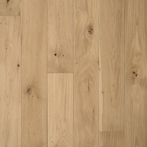 Take Home Sample - Mills Estates French Oak Smooth Water Resistant Solid Hardwood Flooring - 5 in. x 7 in.