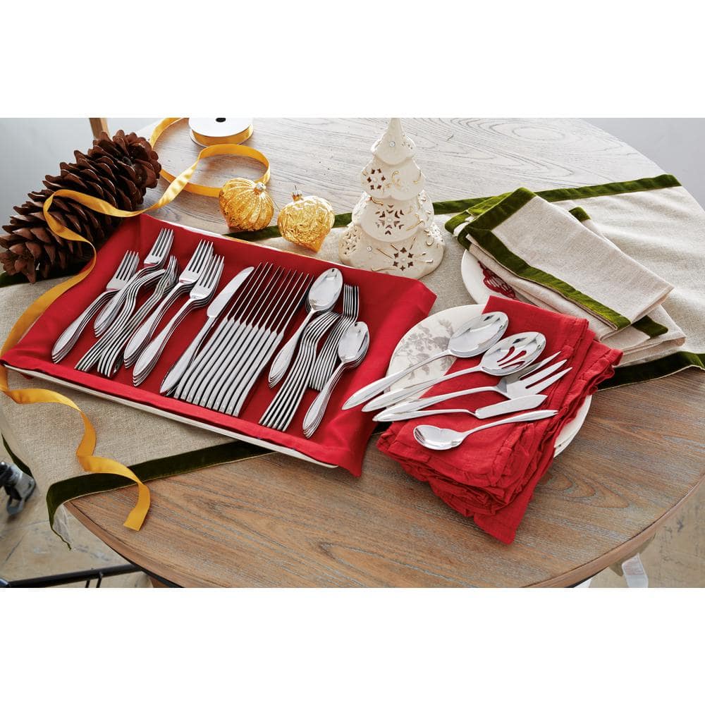 Modern Tarnish Resistant Stainless Steel Serving Spoon Set
