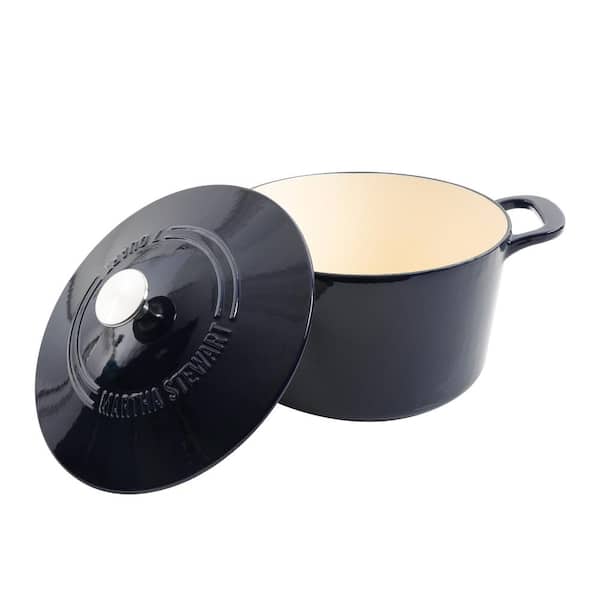 Pair 1 QT Metal Enamel Dutch Oven Crofton Pot Pan Casserole Soup W Lids Set  2 