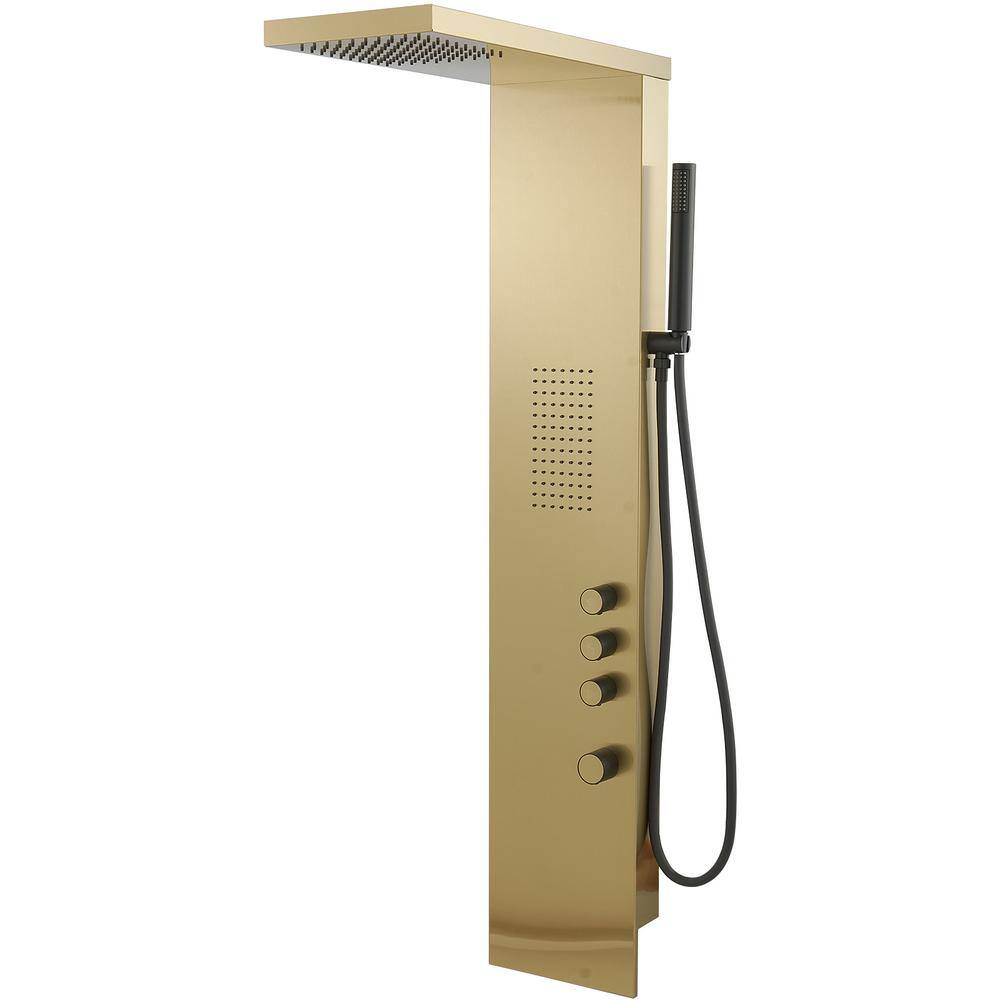 Bwe 1 Jet Rainfall Shower Tower Shower Panel System With Rainfall