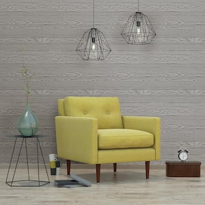 Ravyn Grey Salvaged Wood Plank Paper Strippable Roll Wallpaper (Covers 56.4 sq. ft.)
