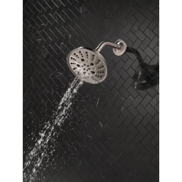 SUI（DAVID） / MOMENT Delta Pivotal 5-Spray Patterns 1.75 GPM 6 in. Wall Mount Fixed