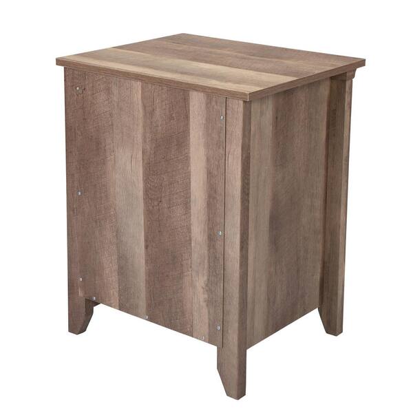 Light brown on sale nightstand set