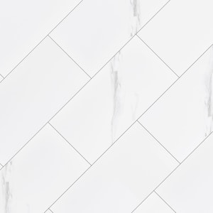 Marble Look - Vinyl Tile Flooring - Vinyl Flooring - The Home Depot