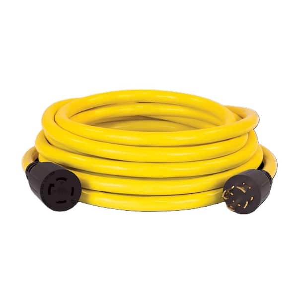 25 ft. 30-Amp 250-Volt Generator Power Cord for Manual Transfer Switch (L14-30P to L14-30R)