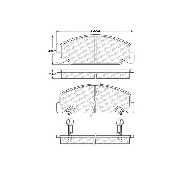 Centric Parts Disc Brake Pad Set