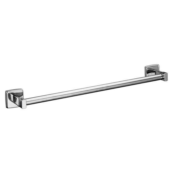 BOBRICK 24 in. Surface-Mounted Towel Bar in Stainless Steel