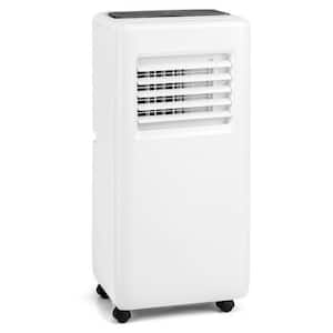 3 in.. - 1 8000 BTU Portable Air Conditioner Tower Fan in White with Remote Control